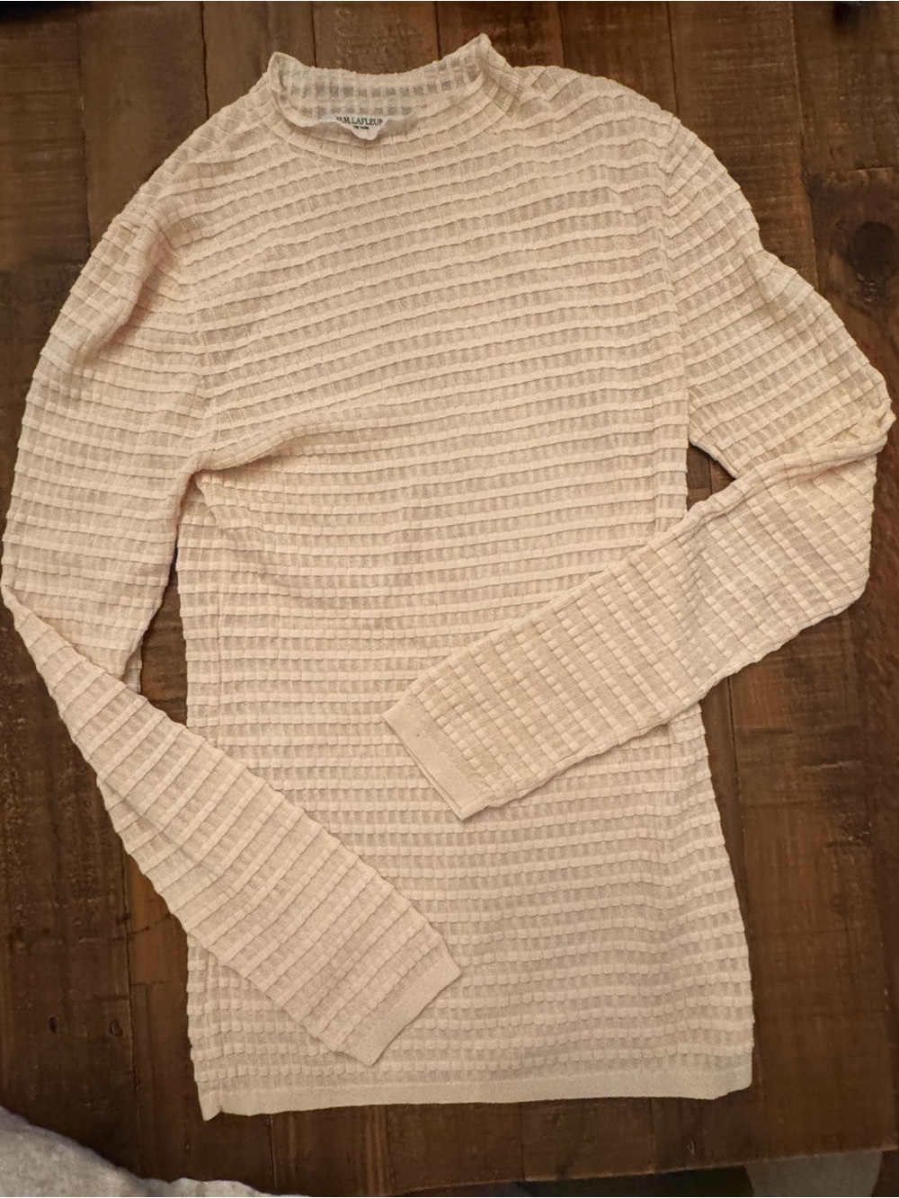 M.M.LAFLEUR‎ Ribbed Brodie Top - Picture 2 of 6